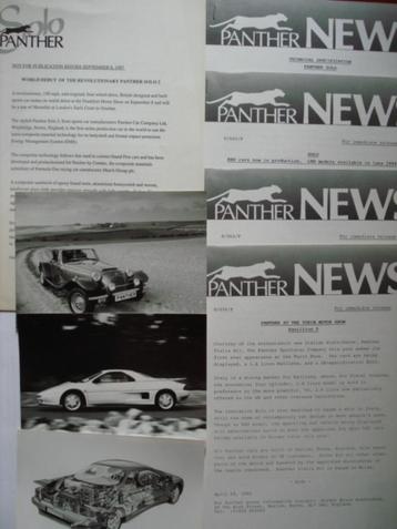 Panther Solo/Panther Kallista Informations de presse/photos, Envoi, Utilisé, Ford