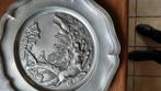2 TINNEN BORDEN 23CM DOORSNEE, Antiek en Kunst, Ophalen of Verzenden