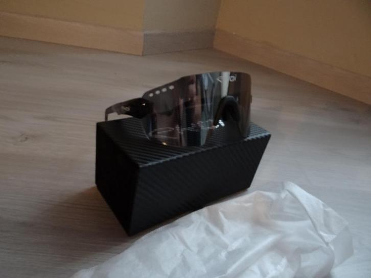 fietsbril Ekoi, Handtassen en Accessoires, Zonnebrillen en Brillen | Heren, Zo goed als nieuw, Zonnebril, Overige merken, Zwart