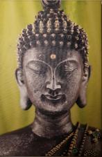 Zen-schilderij - Boeddha's gezicht, Ophalen, Zo goed als nieuw, Minder dan 50 cm, Minder dan 50 cm