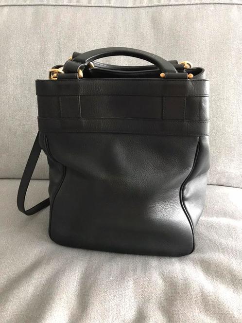 Handtas Delvaux Roseau zwart, Handtassen en Accessoires, Tassen | Damestassen, Zo goed als nieuw, Handtas, Zwart, Ophalen