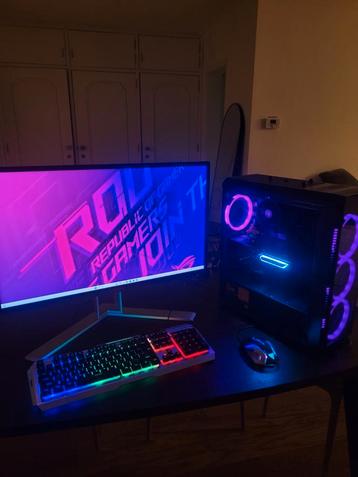 Gaming Pc Full RTX 4070 Super Ghost + 2k Monitor ! beschikbaar voor biedingen