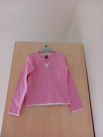 Roze longsleeve maat 128 girl star, heel goede staat beschikbaar voor biedingen