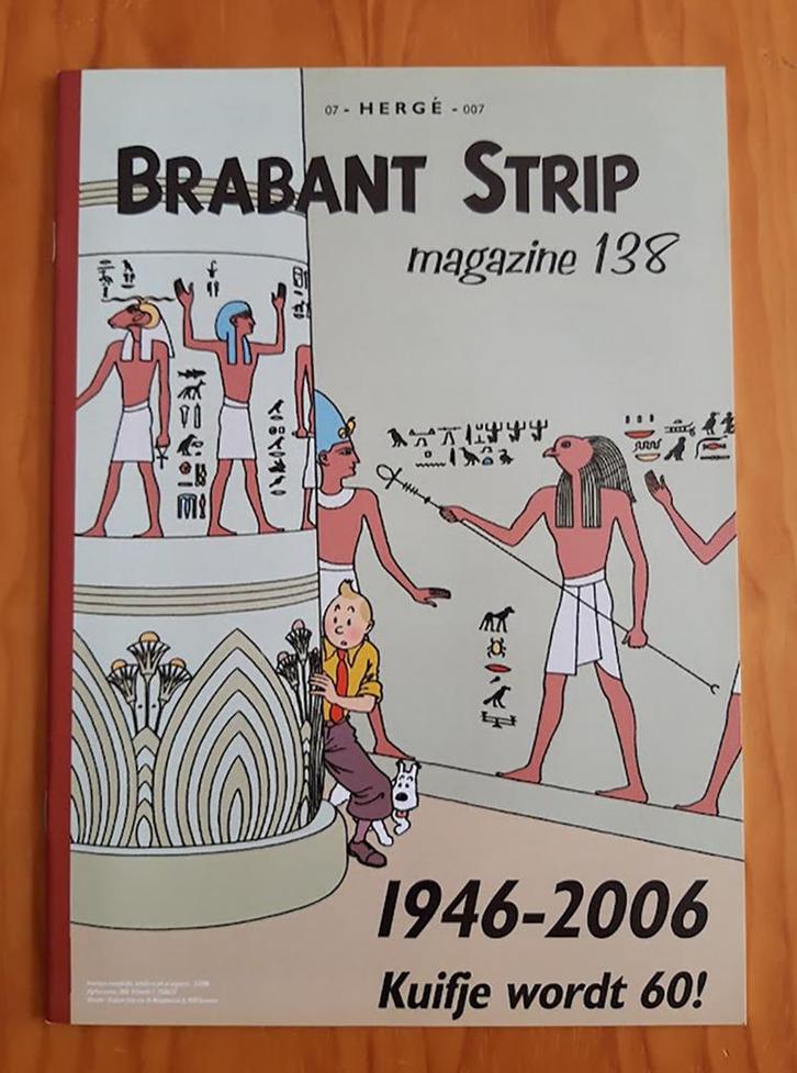 Brabant Strip 2006 magazine138  Special Hergé/Kuifje 60 jaar, Boeken, Stripverhalen, Nieuw, Eén stripboek, Verzenden