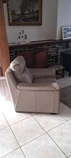 Lederen salon, Ophalen, Zo goed als nieuw, Leer