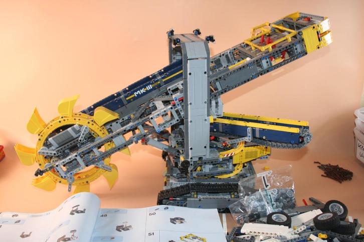 LEGO Technic 42055 Bucket Wheel Excavator, Kinderen en Baby's, Speelgoed | Duplo en Lego, Zo goed als nieuw, Lego, Complete set