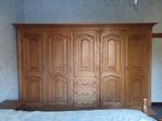 Chambre à  coucher en chêne  massif, Huis en Inrichting, Slaapkamer | Complete slaapkamers, Ophalen, Zo goed als nieuw, Tweepersoons
