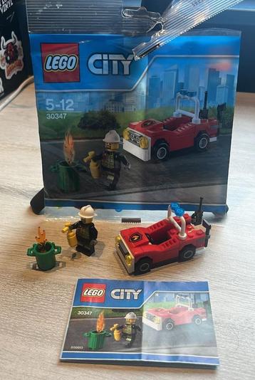 250. Lego City #30347 : Fire Car polybag beschikbaar voor biedingen