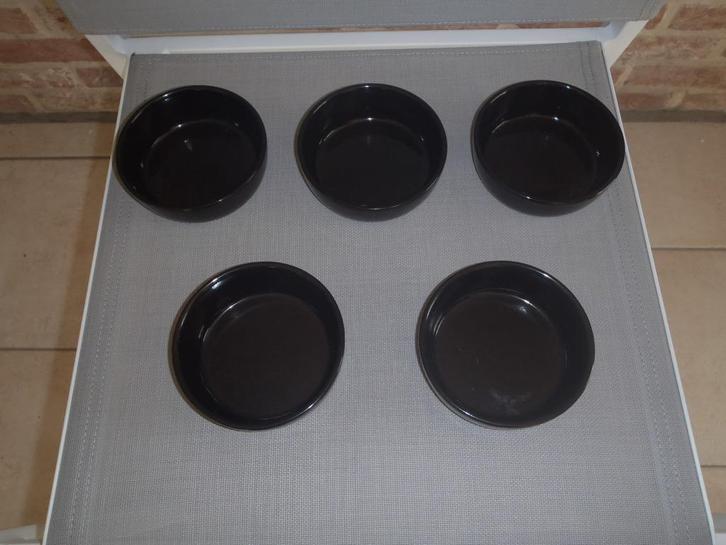 1 set van 5 cassolettes, Huis en Inrichting, Keuken | Servies, Zo goed als nieuw, Kom(men), Ophalen of Verzenden