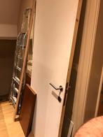 Tijdelijk gebruikte verfdeuren met klinken, Doe-het-zelf en Bouw, Deuren en Vliegenramen, Ophalen, Zo goed als nieuw