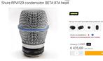 Shure microfoon kop BETA 87A, Musique & Instruments, Microphones, Comme neuf, Enlèvement, Micro chant