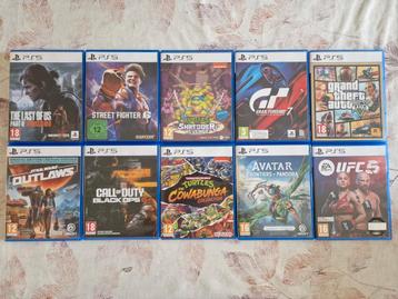 Verschillende Ps5 games te koop.