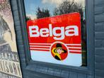 Belga oude reclame plaat / lichtbak, Ophalen, Gebruikt, Reclamebord