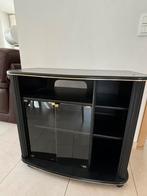 Tv kast, zwart met gouden tint, Huis en Inrichting, Ophalen, Gebruikt, 50 tot 100 cm, Minder dan 100 cm