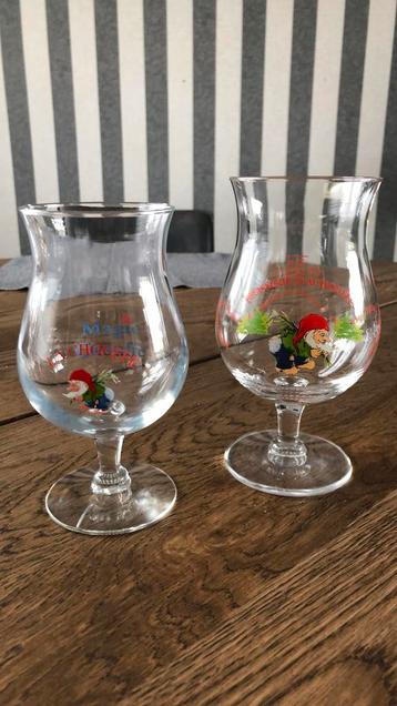 2 la chouffe glazen, Ophalen, Zo goed als nieuw