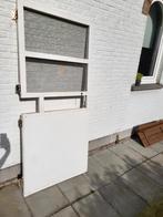 Hordeur zwaarder hout, kwaliteit., Ophalen, Gebruikt, Hout, Hordeur