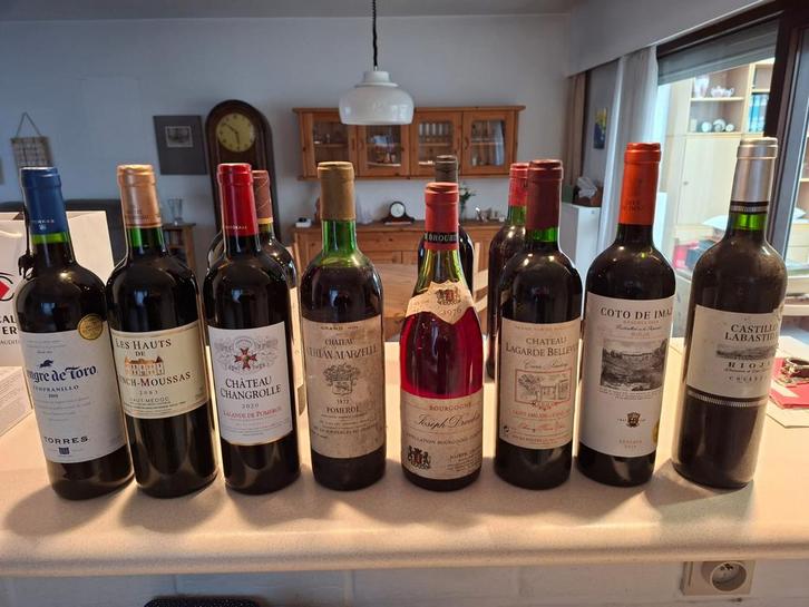 Lot diverse wijnen, Collections, Vins, Vin rouge, France, Pleine, Enlèvement