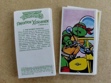 Teenage Mutant Hero Turtles complete set 12 chromos 1990 beschikbaar voor biedingen
