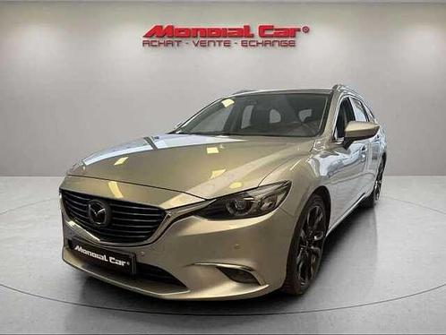 Mazda 6 Wagon 2.2 D Skycruise-Full options-Garantie 1 an, Auto's, Mazda, Bedrijf, ABS, Adaptieve lichten, Adaptive Cruise Control