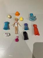 Polly Pocket magnetique poupée  + vêtements + accessoires, Enlèvement ou Envoi