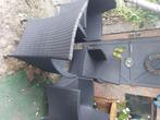 Zwarte tuinstoelen, Tuin en Terras, Ophalen, Gebruikt, Kunststof