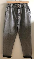 Jeansbroek paperbag zwart H&M maat 152, Meisje, H&M, Zo goed als nieuw, Ophalen