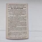 Bidprentje oud Burgemeester van Semmersaeke 1931, Verzamelen, Bidprentjes en Rouwkaarten, Ophalen of Verzenden, Bidprentje
