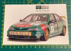 Sticker 1998 Renault Williams Laguna BTCC Menu (zeldzaam!), Verzamelen, Ophalen of Verzenden