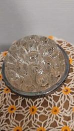 Pique-fleurs cristal et métal argenté vintage, Ophalen of Verzenden