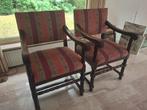 2x identieke kasteelstoel met armleggers, Antiek en Kunst, Antiek | Meubels | Stoelen en Sofa's, Ophalen