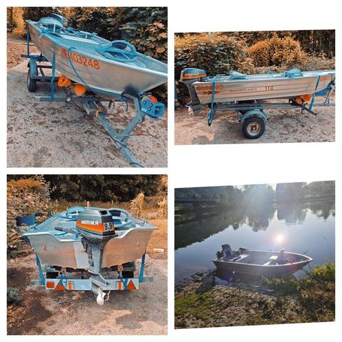 Barque de pêche smartliner, Watersport en Boten, Vis- en Consoleboten, Zo goed als nieuw, Tot 10 pk, 3 tot 6 meter, Benzine, Buitenboordmotor