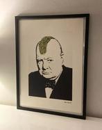 BANKSY : lithographie encadrée et numérotée à la main, Enlèvement ou Envoi