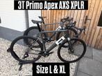 3T Primo Apex AXS 3T Discus wielen maat L&XL OP=OP, Overige merken, 28 inch, Carbon, 10 tot 15 versnellingen
