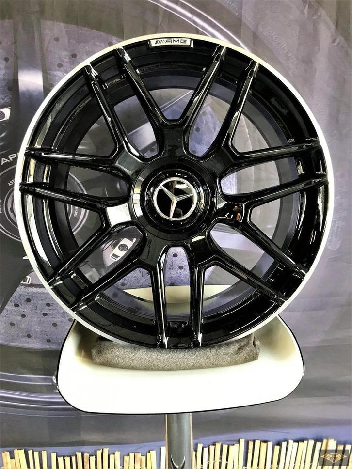 19 inch 5x112 Mercedes A / CLA AMG Look Velgen (Glans Zwart), Auto-onderdelen, Banden en Velgen, Velg(en), 19 inch, Personenwagen