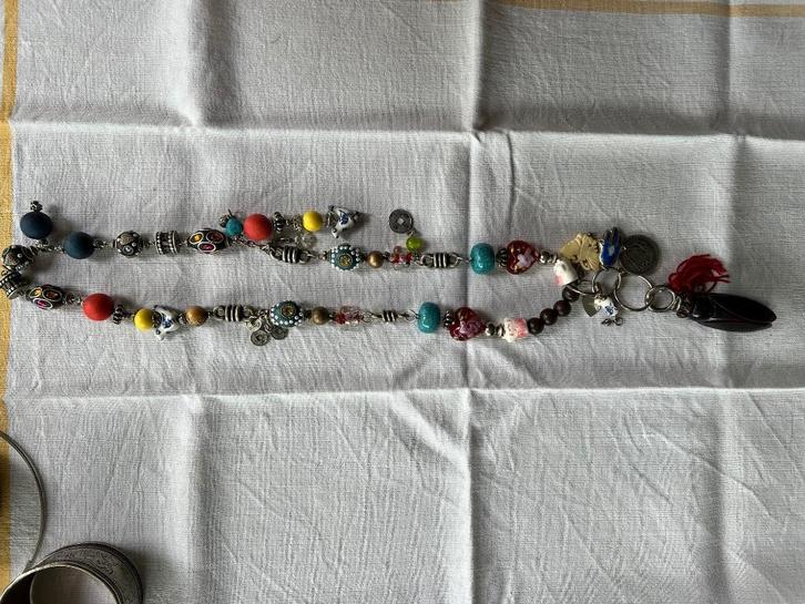 halsketting, Handtassen en Accessoires, Kettinghangers, Zo goed als nieuw, Steen of Mineraal, Overige kleuren, Overige voorstellingen