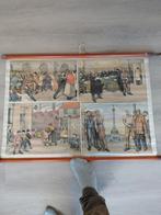 Schoolplaat De grote politieke vraagstukken opgelost, Enlèvement