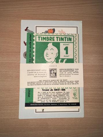 kuifje chromos,extra punt,wikkel,1954,nederlands beschikbaar voor biedingen