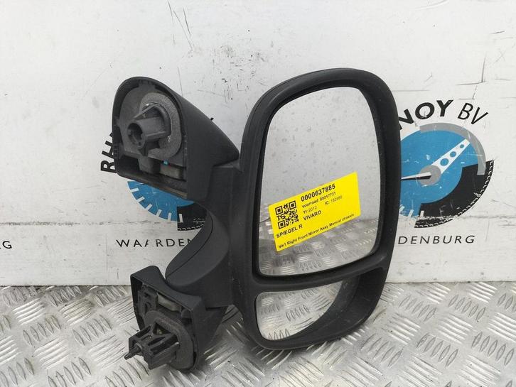 OPEL VIVARO F05 2.0 CDTI L1H1 Sel.  [R_DOOR_MIRROR] 2012, Auto-onderdelen, Overige Auto-onderdelen, Gebruikt, ARN erkend, Stiba lid