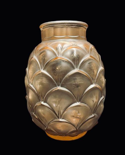 Antiek Art Deco zeldzame vaas val saint Lambert, Antiek en Kunst, Antiek | Glaswerk en Kristal, Ophalen of Verzenden