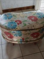 Vintage opbergkist met bloemen, Antiek en Kunst, Ophalen