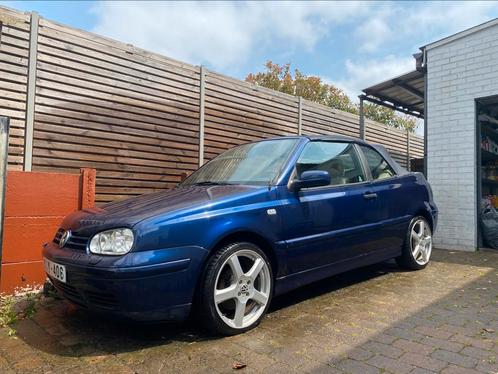 VW Golf Mk 4 Cabrio ! 2.0L Benzine !, Auto's, Volkswagen, Particulier, Golf, Benzine, Cabriolet, 3 deurs, Handgeschakeld, Blauw