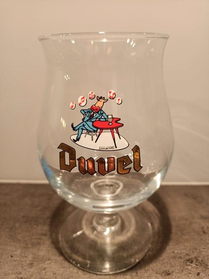 Duvel Kobe de koe inscriptie fout jaar 200!, Verzamelen, Biermerken, Zo goed als nieuw, Duvel, Ophalen of Verzenden