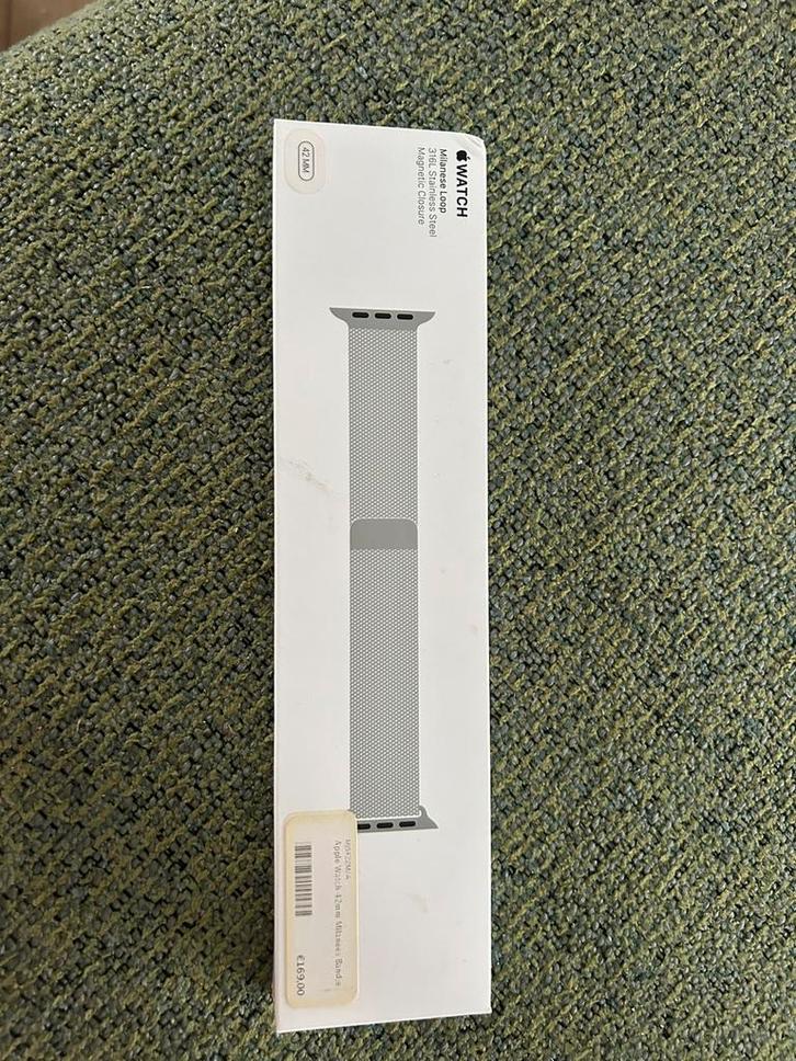 Apple watch 42 mm bandje, Télécoms, Objets connectés accessoires, Comme neuf, Sangle, Enlèvement