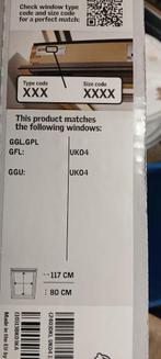 velux Verduistergordijn, Ophalen, Nieuw, Blauw