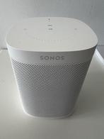 Sonos One Wit, Audio, Tv en Foto, Luidsprekerboxen, Ophalen of Verzenden, Gebruikt, Front, Rear of Stereo speakers, Sonos