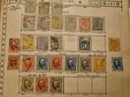 Luxemburg oude zegels op oude bladen, Timbres & Monnaies, Timbres | Albums complets & Collections, Enlèvement ou Envoi