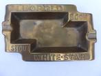 ancien cendrier bière LEOPOLD BOCK ,WHITE STAR  , STOUT, Verzamelen, Biermerken, Ophalen of Verzenden, Gebruikt, Reclamebord, Plaat of Schild