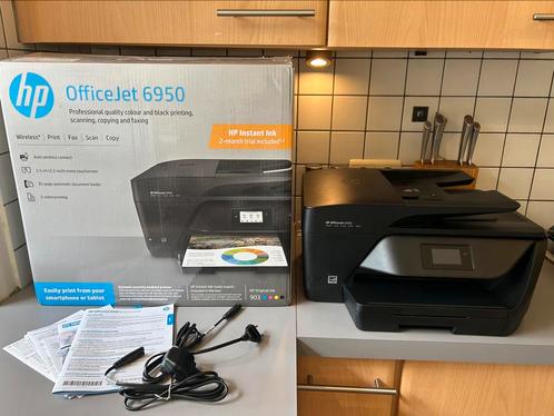 HP OfficeJet 6950 all-in printer, Computers en Software, Printers, Zo goed als nieuw, All-in-one, Inkjetprinter, Faxen, Kleur printen