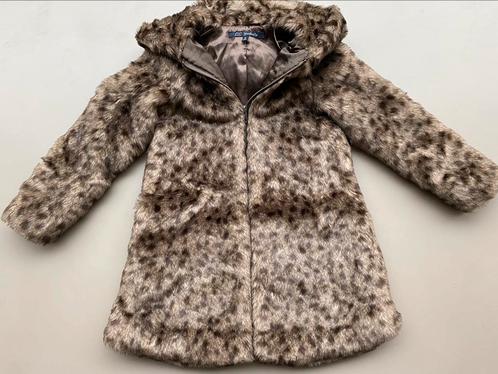 Manteau à capuche en fausse fourrure léopard de Lili Gaufret, Enfants & Bébés, Vêtements enfant | Taille 140, Comme neuf, Fille