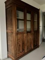 Armoire vitrine en bois, 25 à 50 cm, Avec tablette(s), Cerisier, 150 à 200 cm